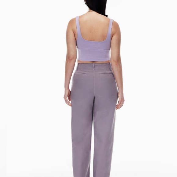 Aritzia Wilfred free black orbit tank. BNWT - Picture 4 of 5